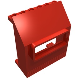30288-5G Paneel 3x6x6 met uitsnede (raam) PAKKETPOST rood gebruikt *1F020