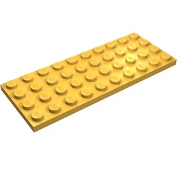 3030-110 Platte plaat 4x10 oranje, lichthelder NIEUW *5K0000