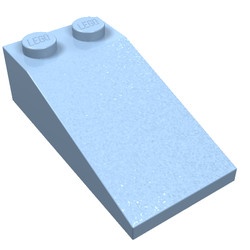 30363-105 Dakpan 18 graden 4x2 blauw, lichthelder NIEUW *1B122