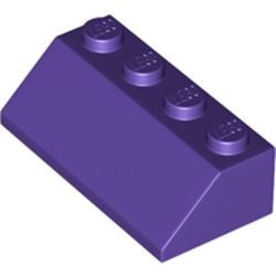 3037-89 Dakpan 45 graden 4x2 paars, donker NIEUW *1B154