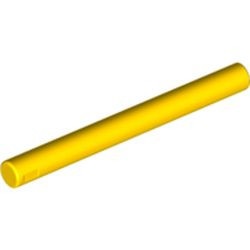 30374-3G Paal lengte 4 noppen geel gebruikt *1E014