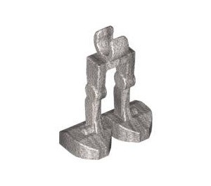 30376-67 Benen mechanisch (o.a. Battle Droid) zilver, metallic NIEUW *0B0000