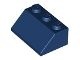 3038-63G Dakpan 45 graden 3x2 blauw, donker gebruikt *1D022