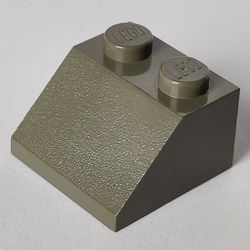 3039-10 Dakpan 45 graden 2x2 donker, grijs (klassiek) NIEUW *1B134