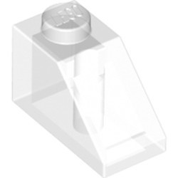 3040-12 Dakpan 45 graden 1x2 transparant NIEUW *1B130
