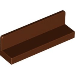 30413-88 Paneel 1x4x1 (bankje lang) bruin, roodachtig NIEUW *1B021