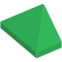 3048c-6G DakNOK 45 graden 2x1 driekantig Bodempin groen gebruikt *1D034