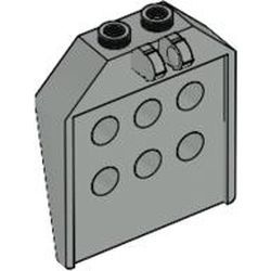 30625-9 Deur 1x4x3 2/3 met 6 gaten lichtgrijs (klassiek) NIEUW *