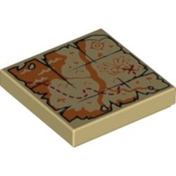 3068bpb1088-2 Tegel 2x2 Kaart crème NIEUW *