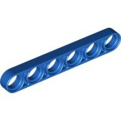 32063-7G Technic, Hefbalk 1x6 dun blauw gebruikt *1D000