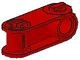 32068-5G Technic, As koppelaar Perpendicular 3 Long (1xas 1xgat 90gr) rood gebruikt *0B027