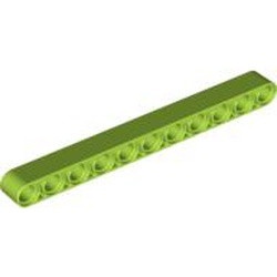 32525-34 Technic, Hefbalk 1x11 dik lime NIEUW *1D000