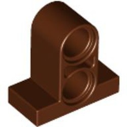 32530-88 Technic, Pin koppelaar plaat 1x2x1 2/3 (Dubbel bovenzijde) bruin, roodachtig NIEUW *1A067