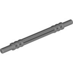 32580-95 Technic, zachte as lengte 7 noppen zilver, mat NIEUW *
