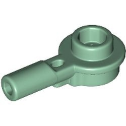 32828-48 Paal lengte 1 met plaat 1x1 open nop groen, zandkleurig NIEUW *