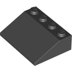3297-11G Dakpan 33 graden 3x4 zwart gebruikt *1D019