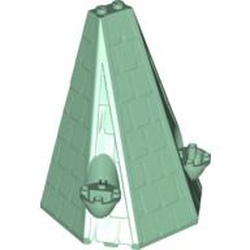 33215-48G Dak 6x8x9 PAKKETPOST groen, zandkleurig gebruikt *5K000