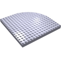 33230-44 Steen, 16x16 gebogen hoek (BELVILLE) violet, licht NIEUW *