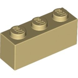 3622-2G Steen 1x3 crème gebruikt *1A012