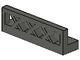 3633-10G Hekwerk 1x4x1 Ruitpatroon laag donker, grijs (klassiek) gebruikt *1C024