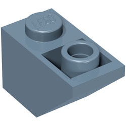 3665-55 Omgekeerde dakpan 45 graden 1x2 blauw, zandkleurig NIEUW *1B222