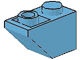 3665-72 Omgekeerde dakpan 45 graden 1x2 blauw, Maersk NIEUW *1B222