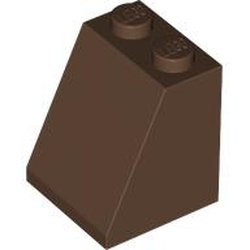 3678a-8G Dakpan 65 graden2 breed glad zonder bodemnop bruin (klassiek) gebruikt *1D025