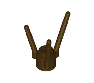 3741-120 Bloemsteel voor diverse kleine blaadjes bruin, donker NIEUW *0D019