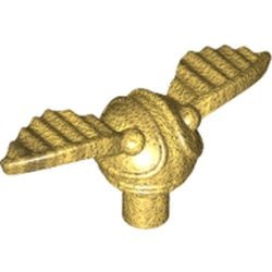 37704-115 Sportbal met vleugels (Harry Potter) goud, parel NIEUW *0M0000