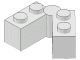 3830c01-1G Scharniersteen 1x4 compleet wit gebruikt *1R028