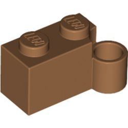 3831-150 Scharniersteen 1x2 (helft, basis) caramel, midden NIEUW *1B062