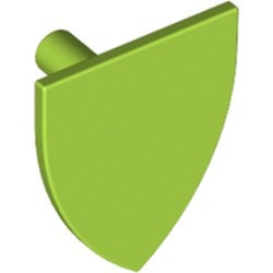 3846-34 Schild driehoek zonder opdruk lime NIEUW *0L0000
