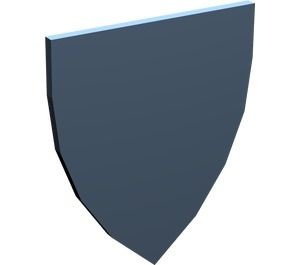 3846-55 Schild driehoek zonder opdruk blauw, zandkleurig NIEUW *0L0000