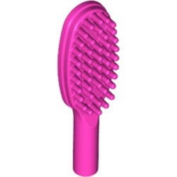 3852b-47 Haarborstel korte steel (10mm) roze, donker NIEUW *0L0000
