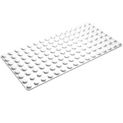 3865-1 Basisplaat 8x16 (geen nopgaten onder) wit NIEUW *5T000