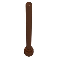 3957-88 Antenne 1x4 noppen hoog bruin, roodachtig NIEUW *1B054