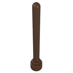 3957-8G Antenne 1x4 noppen hoog bruin (klassiek) gebruikt *1E013
