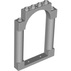 40066-86 Poort 1x6x7 ronde pilaren top boog grijs, licht (blauwachtig) NIEUW *