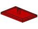 4092-5G Trein draaistel langere 7mm pin rood gebruikt *5D0000