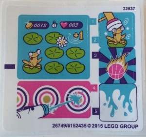 41127stk01 STICKER FRIENDS Amusement Park Arcade NIEUW *0S0000