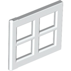 4133-1 Raampaneel 2x4x3 voor in raam 4132- 4 ruitjes wit NIEUW *