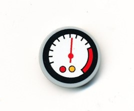 4150pb182-86G Tegel 2x2 rond meter (Sticker) grijs, licht (blauwachtig) gebruikt *5T07-03