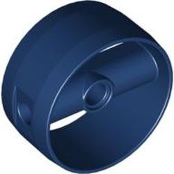 41531-63 Technic Cylinder 4x4 rond verbindingsblok met 3 pingaten blauw, donker NIEUW *0D000