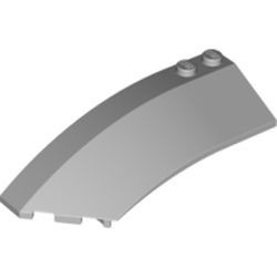 41750-86G Steen, wig 8x3x2 links open grijs, licht (blauwachtig) gebruikt *4D000
