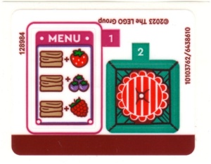 41753stk01 STICKER 41753 Pancake Shop NIEUW *0S0000
