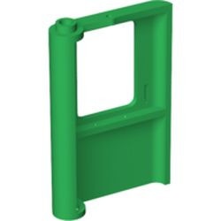 4182-6G Trein, Deur 1x4x5 rechts groen gebruikt *1D0000