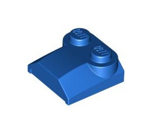 41855-7 Steen 2x2x 2/3 twee noppen, lip einde (kikker) blauw NIEUW *1B189