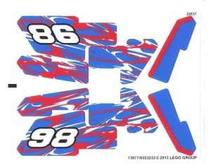 42010stk01 STICKER 42010 Off-Road Racer NIEUW *0S0000