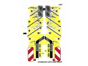 42028stk01 STICKER 42028 Bulldozer NIEUW *0S0000