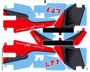 42036stk01 STICKER 42036 Street Motorcycle NIEUW *0S0000